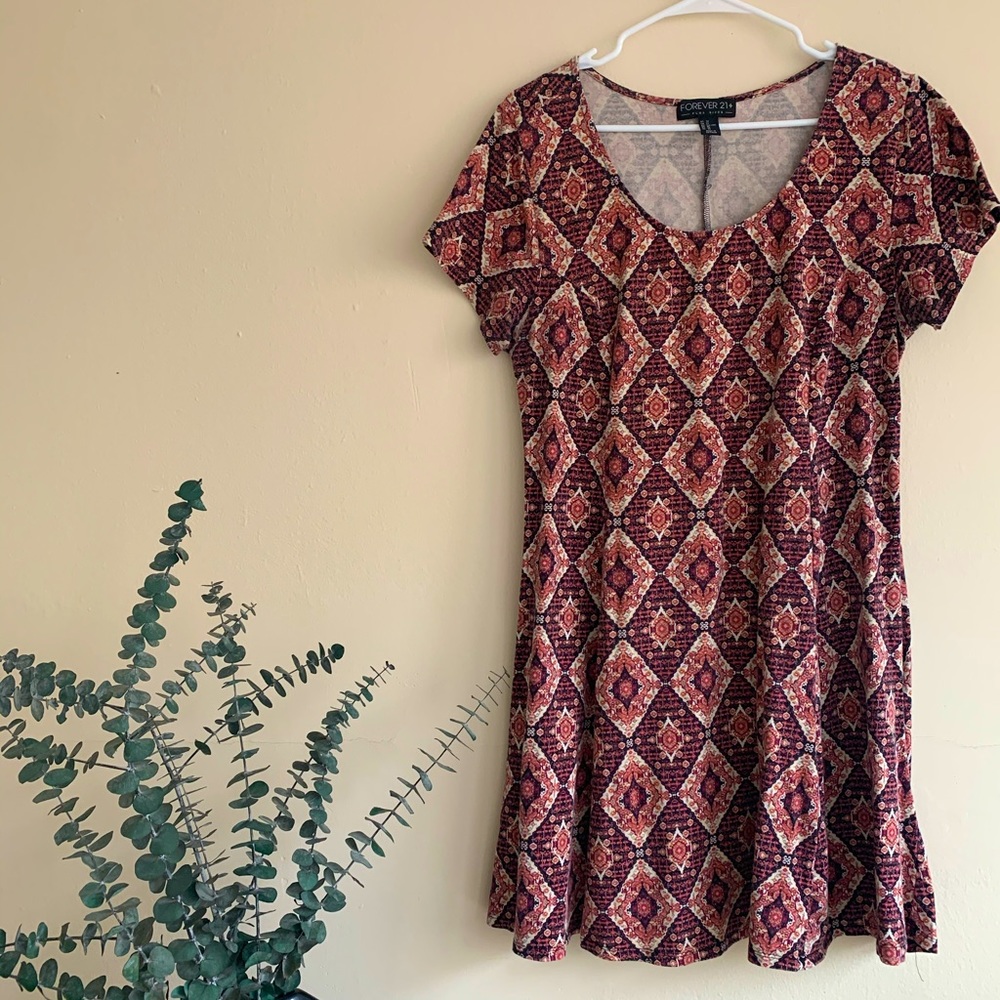 SOLD Forever 21 Printed Spring Dress